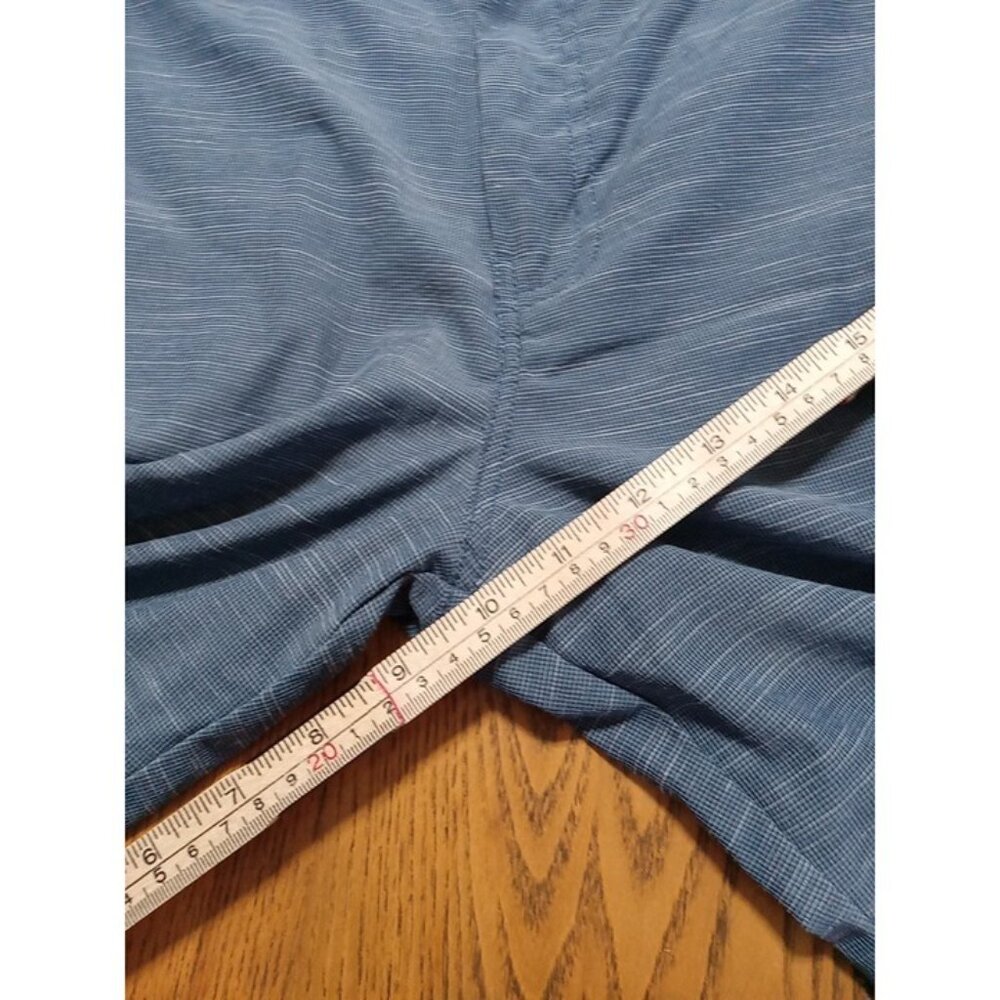 TRAVIS MATHEW Shorts Mens 34 GRAY BLUE Preowned Summer Spring Vacation Used - Picture 4 of 8